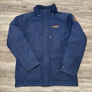 Columbia Marquam Peak Winter Insulated Jacket Mens M Blue Outdoor Parka Coat